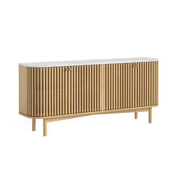 Soho Natural Marble Top Large Sideboard by Condell/Global Home Group | Style Our Home