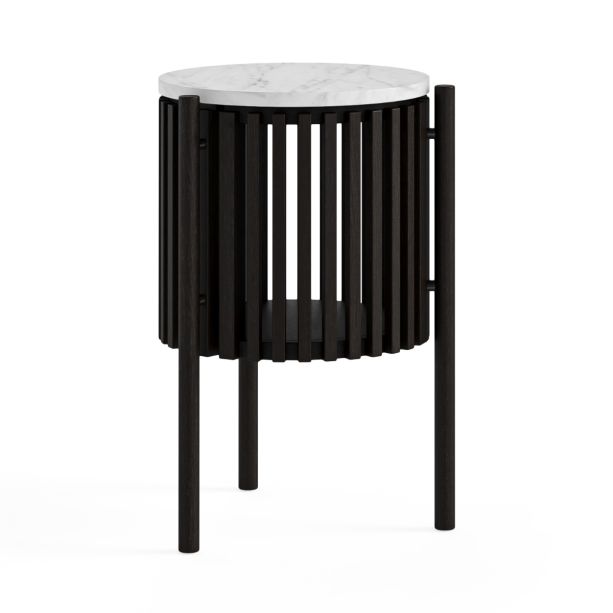 Soho Black Marble Top Story Side Table by Condell/Global Home Group | Style Our Home
