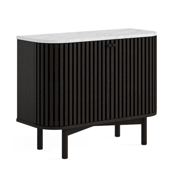 Soho Black Marble Top Small Sideboard by Condell/Global Home Group | Style Our Home