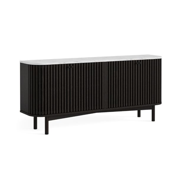 Soho Black Marble Top Large Sideboard by Condell/Global Home Group | Style Our Home