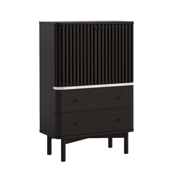 Soho Black Marble Top Shoe Cabinet by Condell/Global Home Group | Style Our Home