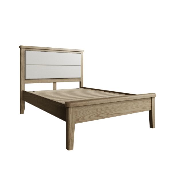 Hoeson 4'6 Fabric Headboard with Low End Footboard by Aegon Interiors | Style Our Home