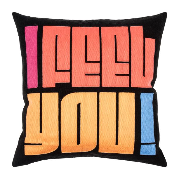 Feeling Cushion - Black - 45 x 45 cm by Pad Concept  | Style Our Home
