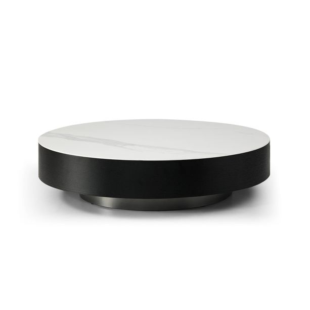 Coin Coffee Table - White Marble by Tommy Franks | Style Our Home