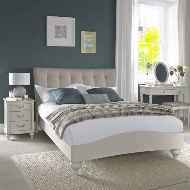 Montreux Soft Grey Kingsize Bed - Style Our Home