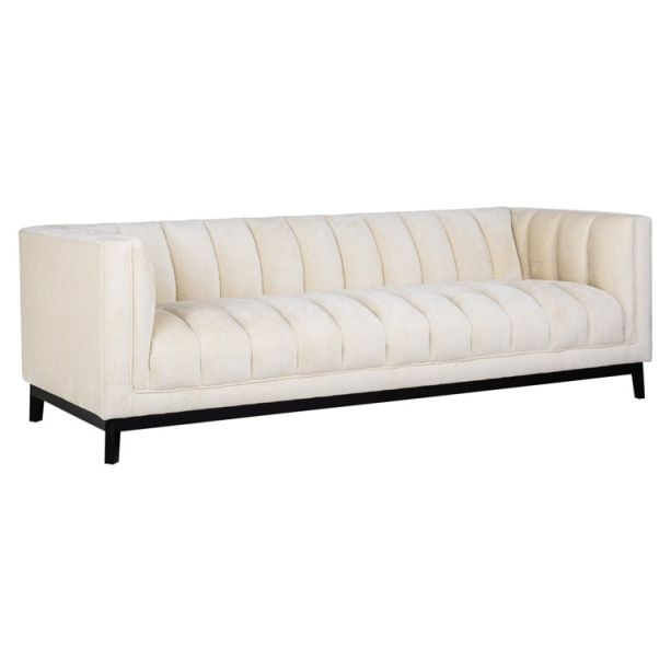 Beaudy White Chenille Sofa by Richmond Interiors | Style Our Home