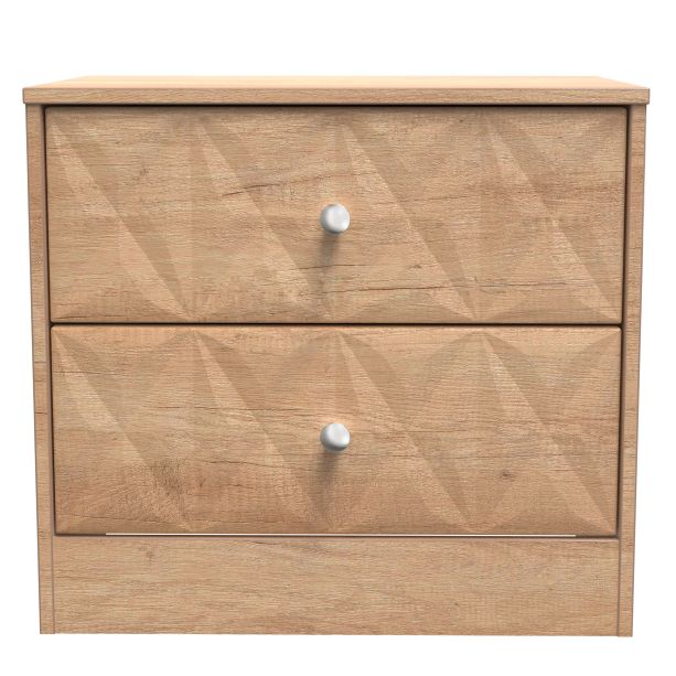 San Jose 2 Drawer Midi Chest in Nebraska Oak