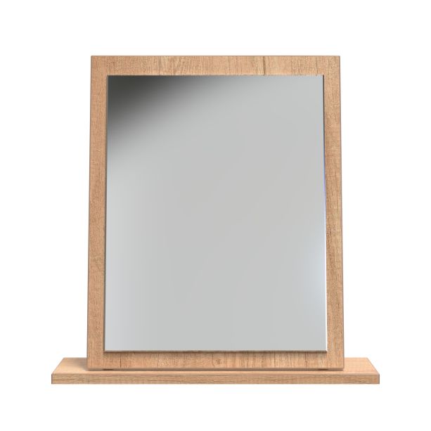 San Jose Small Mirror in Nebraska Oak