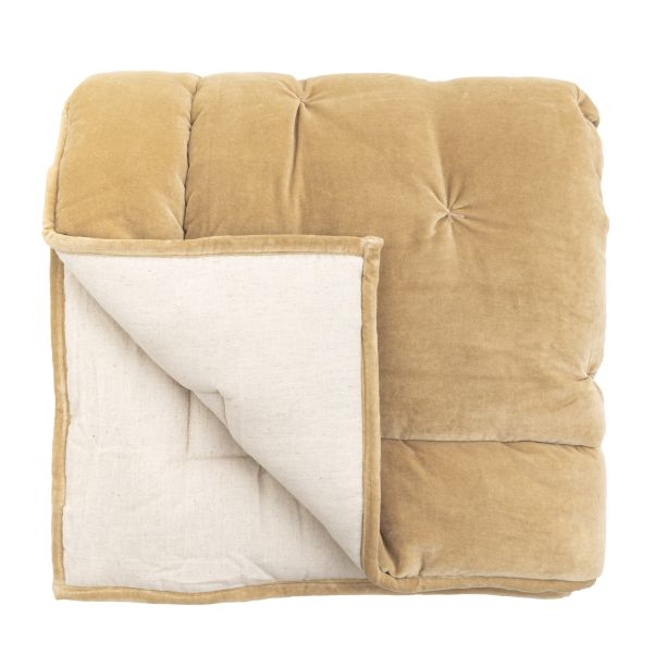 Opulent Velvet Bedspread Sand by Gallery Living | Style Our Home