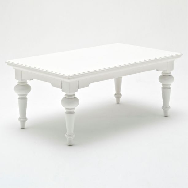 Provence White Rectangular Coffee Table - Style Our Home
