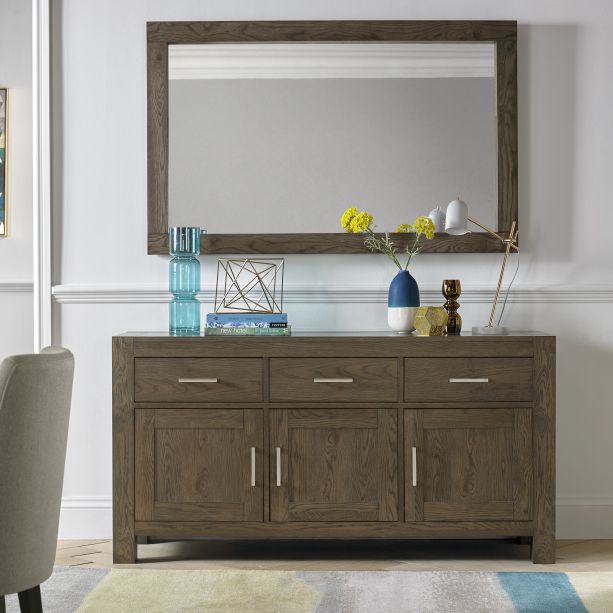 Turin Dark Oak Wide Sideboard - Style our Home