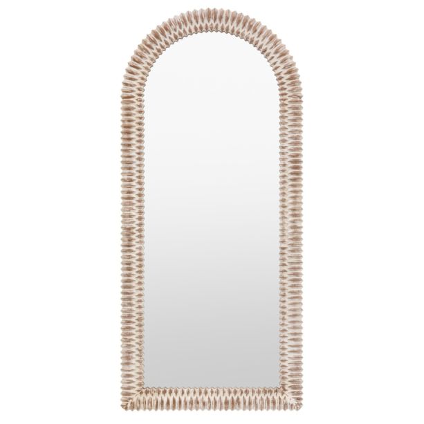 Emery Whitewash Arch Leaner Mirror by Gallery Living | Style Our Home