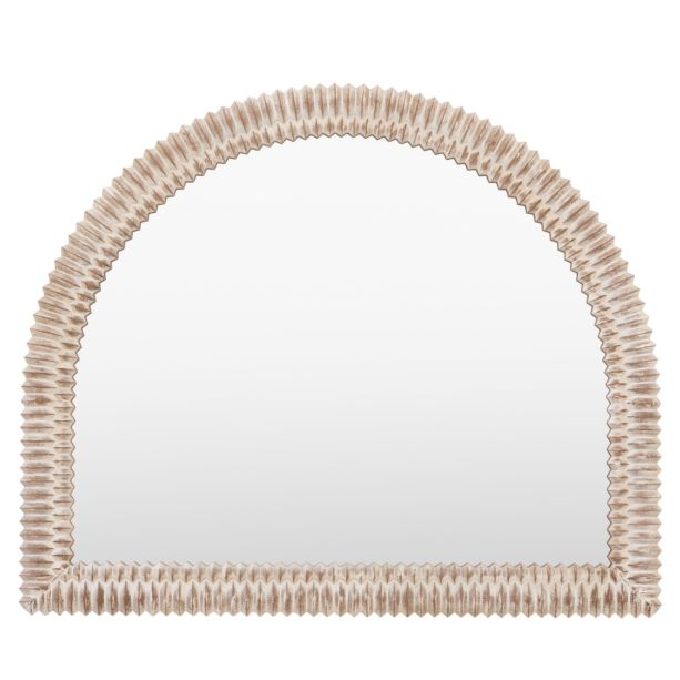 Emery Whitewash Overmantle Mirror by Gallery Living | Style Our Home