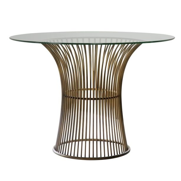 Zepplin Dining Table Bronze - Style Our Home 