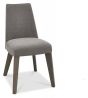 Cadell Aged & Weathered Oak Smoke Grey Dining Chair (a pair) - Style Our Home