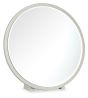 Larsen Scandi Oak & Soft Grey Vanity Mirrorby Bentle by Designs | Style Our Home