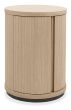 Vega Scandi Oak & Peppercorn Round Lamp Table by Bentley Designs | Style Our Home