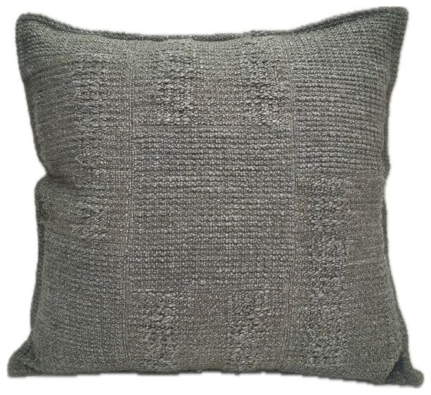 Textured Cotton Cushion Green by Malini | Style Our Home