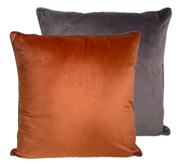 Dble Sided Velv Br/Choc Taupe by Malini | Style Our Home