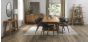 Camden Rustic Oak 6-8 Seater Table & 6 Side & 2 Arm Chairs in Old West Vintage by Bentley Designs | Style Our Home