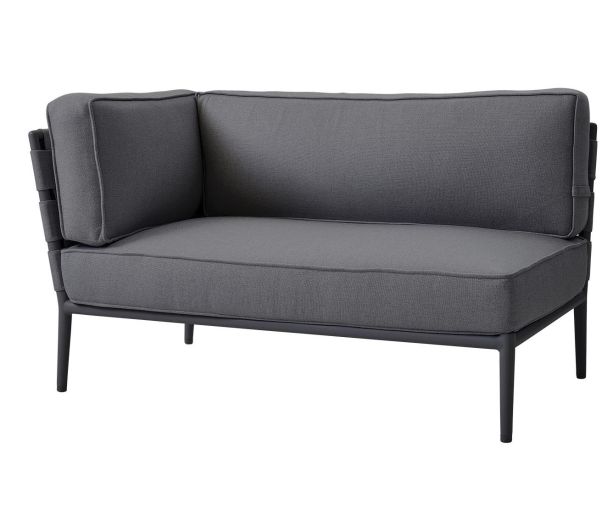 Conic Grey 2-Seater Sofa - Right Module by Cane-line | Style Our Home