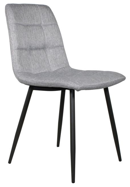 Orbit Dining Chair – Light Grey (Black Leg) by Classic Furniture | Style Our Home