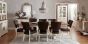 Belgrave Ivory Uph Chair - Espresso Faux Leather (Pair)