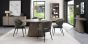 Vega Grey Oiled Oak & Peppercorn 4 Seater Table by Bentley Designs | Style Our Home