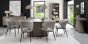 Vega Grey Oiled Oak & Peppercorn 6 Seater Table by Bentley Designs | Style Our Home