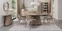 Vega Scandi Oak & Peppercorn 4 Seater Table by Bentley Designs | Style Our Home