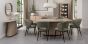 Vega Scandi Oak & Peppercorn 6 Seater Table by Bentley Designs | Style Our Home