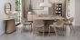 Vega Scandi Oak Ply Back Chair - Grey Fabric (Pair)by Bentley Designs | Style Our Home