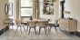 Garcia - Stone Vintage Faux Leather Chair with Black Legs (Pair)