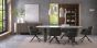 Duo Grey Oiled Oak Wide Sideboard with Monte Bianco Sintered Stone Top