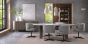 Duo Grey Oiled Oak Wide Sideboard with Monte Bianco Sintered Stone Top