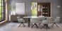 Duo Grey Oiled Oak Wide Sideboard with Monte Bianco Sintered Stone Top