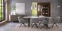 Duo Grey Oiled Oak Open Display Unit