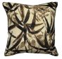 Brown Floral Leaf On Faux Linen by Malini | Style Our Home