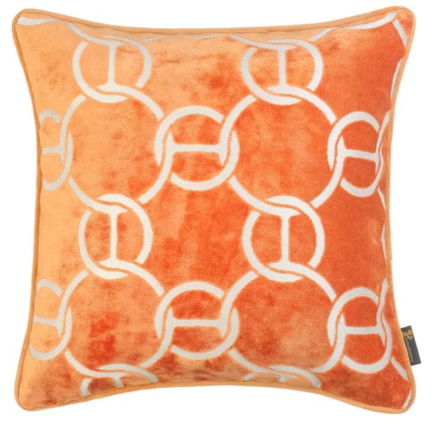 Pm Chains Cut Velv Orange by Malini | Style Our Home
