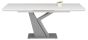 Gautier Setis White Lacquer Y Leg Extending Dining Table