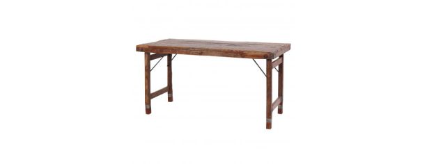 Wooden Folding Table W152 x D76 x H70cm by Quirky Barn | Style Our Home