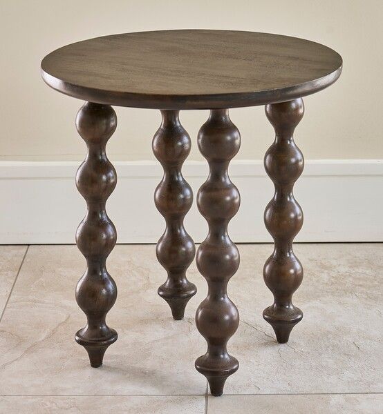 Carob Round Side Table by Monologue | Style Our Home