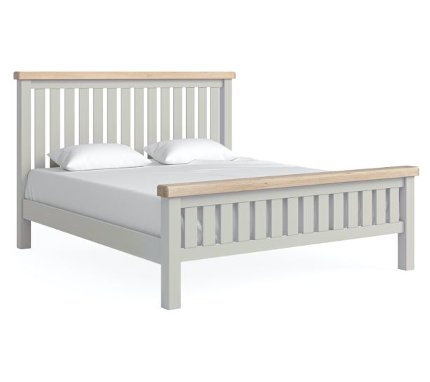 Salcombe Grey Super King Slatted Bed By Corndell / Global Home Group | Style Our Home