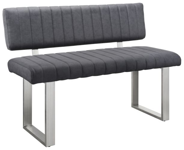 Apollo Side Bench – Dark Grey by Classic Furniture | Style Our Home