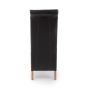 Ashbourlio Black Bonded Leather Roll Back Dining Chair (2pk)