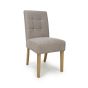 Alderfield Mocha Weave Waffle Back Dining Chair – Natural Legs (2pk)