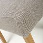 Alderfield Mocha Weave Waffle Back Dining Chair – Natural Legs (2pk)