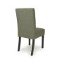 Alderfield Green Weave Waffle Back Dining Chair – Black Legs (2pk)