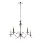 Korano 5 Pendant Light Chrome