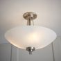 Wellesano Ceiling Lamp Satin Chrome